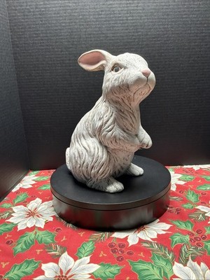 Ceramic Bunny great decoration for inside or outside
