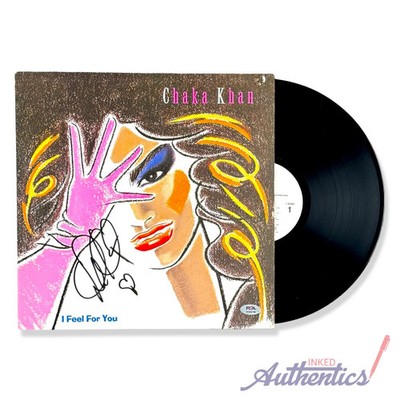Chaka Khan Signed Autographed Vinyl LP  I Feel for You  PSA/DNA Authenticated