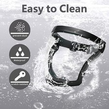 Anti-fog Shield Safety Full Face Super Protective Head Cover Transparent Mask US