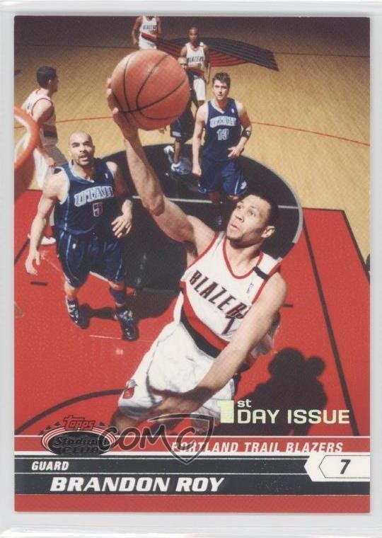2007-08 Topps Stadium Club 1st Day Issue 1275/1999 Brandon Roy #70 0b3
