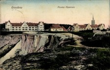 Ak Grudziądz Graudenz Westpreußen, Pionier-Kasernen - 4899438