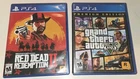 PS4 Red Dead Redemption 2 RD2 & GTA V (Sony PlayStation 4, 2018)