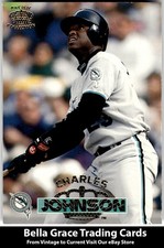 1996 Pacific Crown Collection Charles Johnson #80 Florida Marlins MLB Baseball