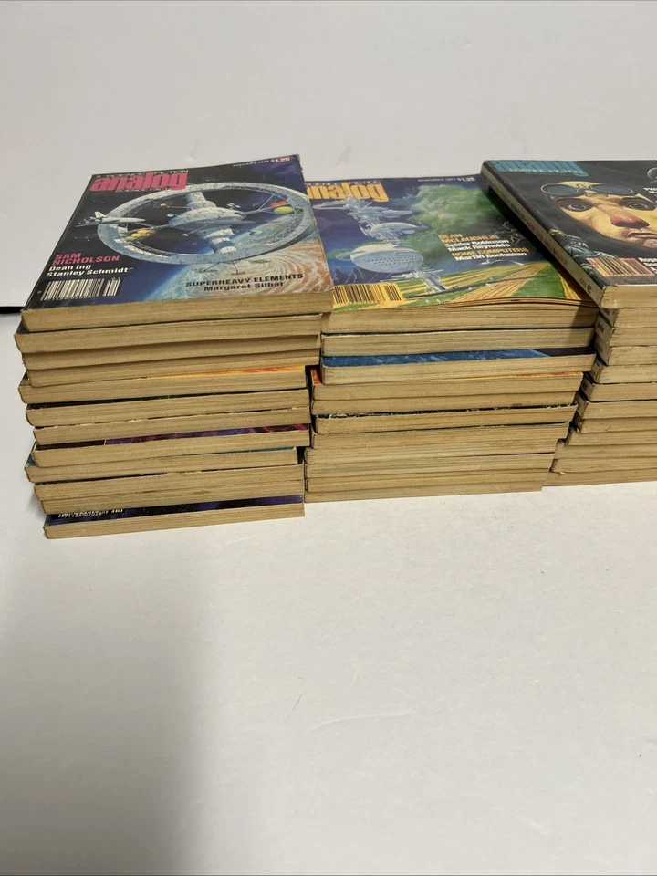 Analog Science Fiction & Fact Magazine Lot of 48 Vintage Issues Of 1976 To 1982 - Image 2 of 4