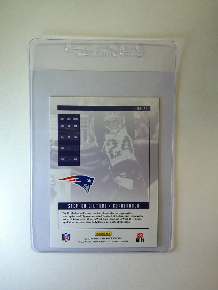 2020 Panini Luminance - Stephon Gilmore #70 Green /75 - MINT - PACK FRESH 🔥 - Image 2 of 2