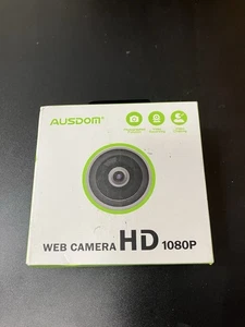 AUSDOM Full HD USB Webcam 1080P with Mic Manual Focus Wide Angle Camera YouTube