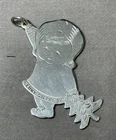 Lunt Sterling Ornament Tiny Tot Christmas Tree Girl Silver 925 NOT SCRAP