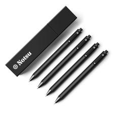 Premium White Gel Pen Set - 4 Fine Point Pens in Reusable Travel Case - Perfe...
