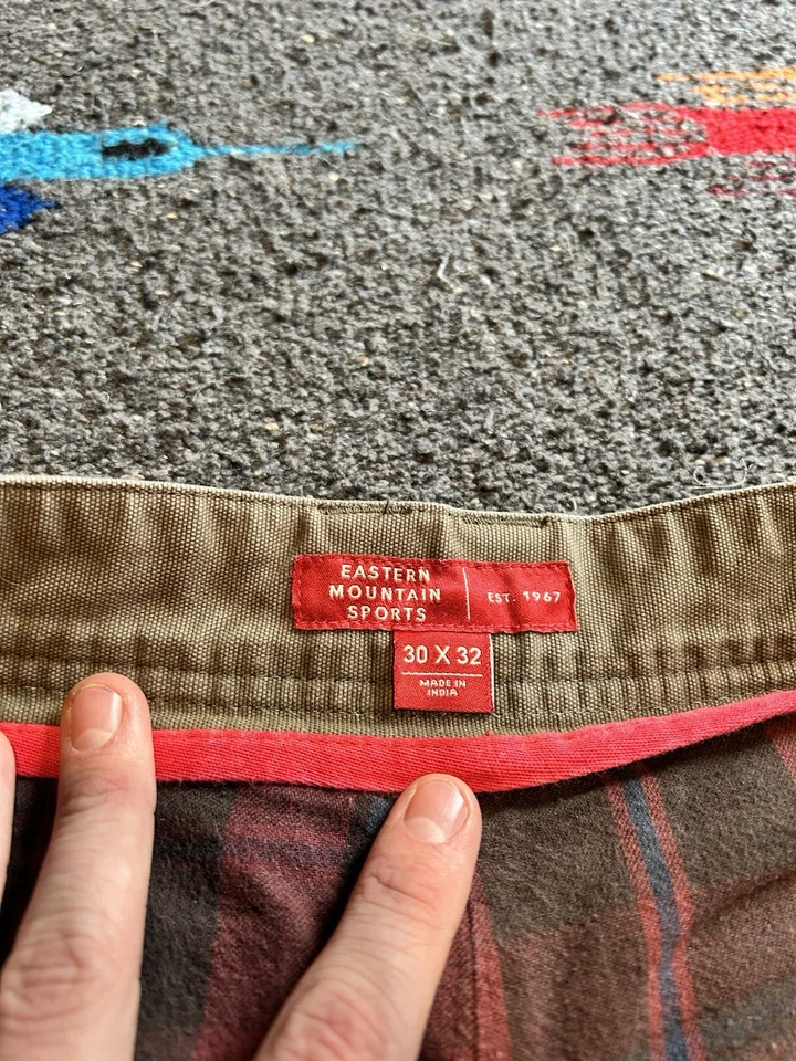 "Pantalones de lona forrados Eastern Mountain Sports para hombre 30x30,5""" Foto 3 de 3