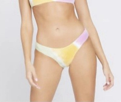 NWT L*Space Classic Sandy Swim Bottom Women's Size M Sunburst Hand Tie Dyed