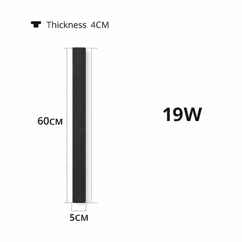 Modern LED Outdoor Wall Light Warm White Waterproof Night Lights Garden Porch - Picture 13 of 13