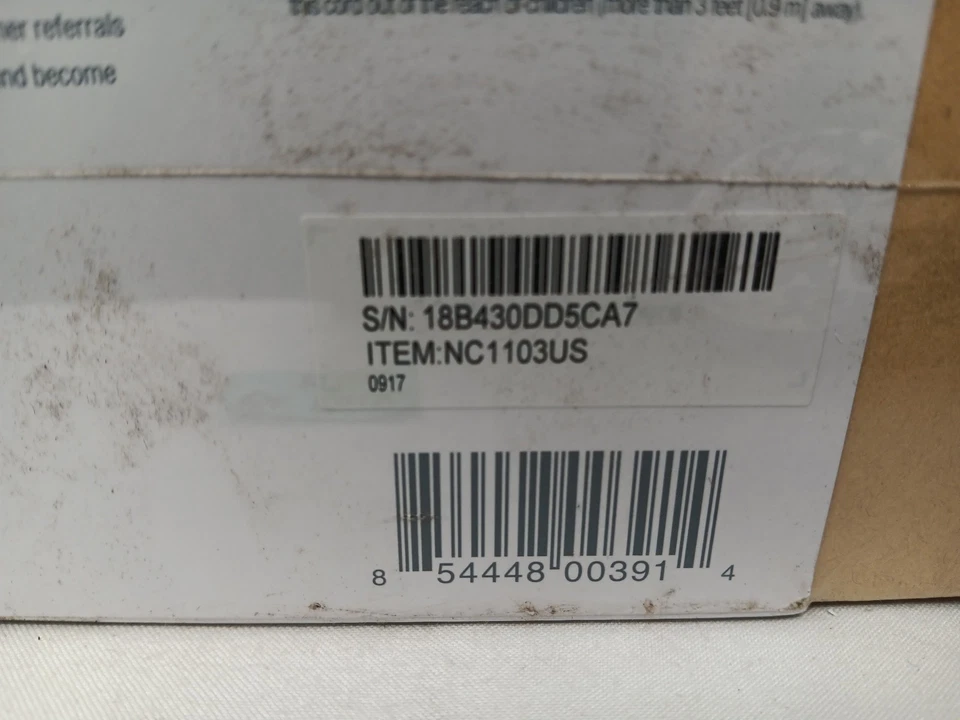 Google Nest Cam (NC1103us) Pro version Indoor Security Camera Black - Image 2 of 3