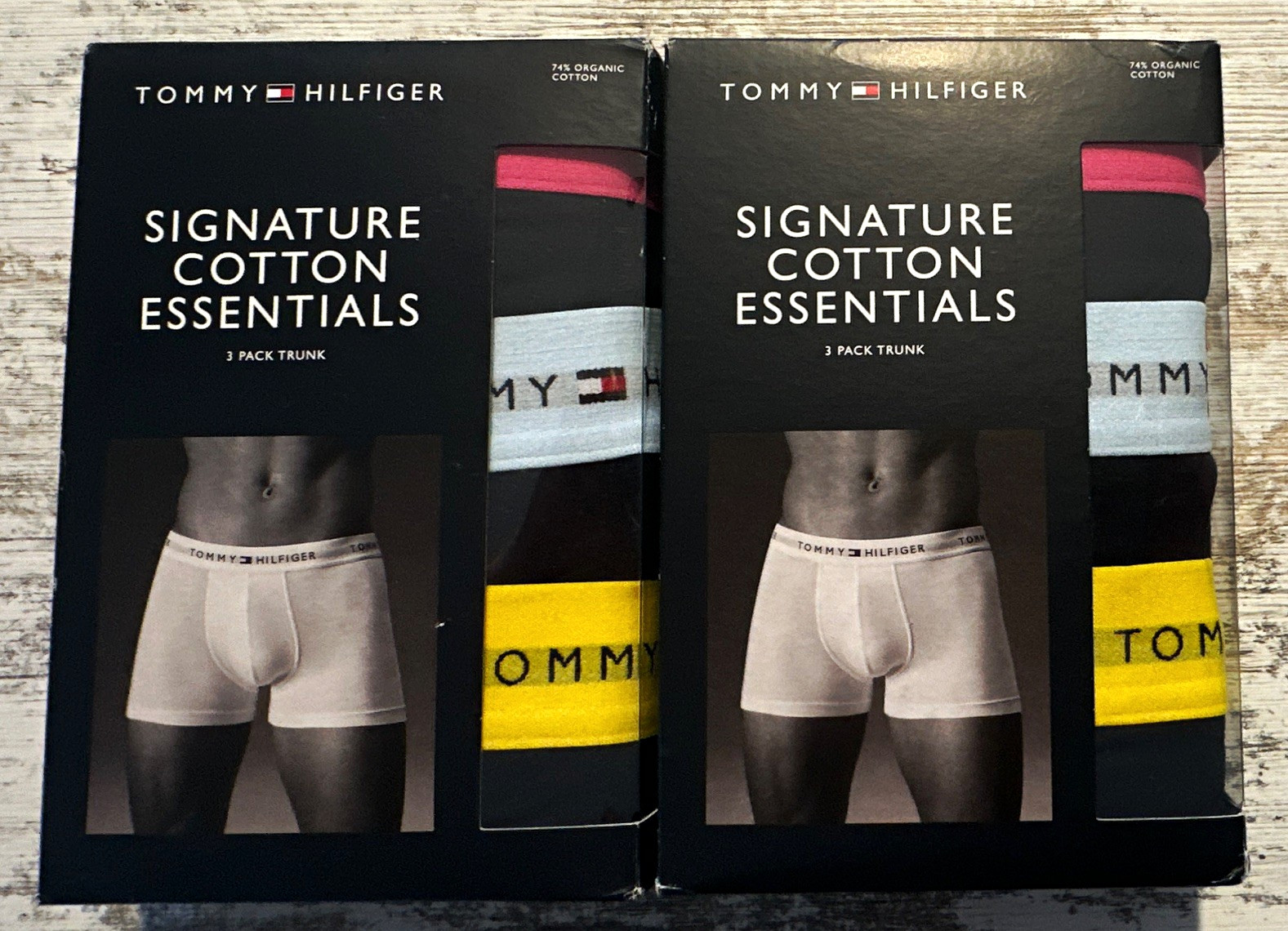 Tommy Hilfiger Signature Cotton Essentials Boxershorts Trunk 3er Pack XXL bunt