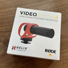 Rode VideoMicro II Shotgun Mic Supercardioid 3.5mm TRS Hot/Cold Shoe