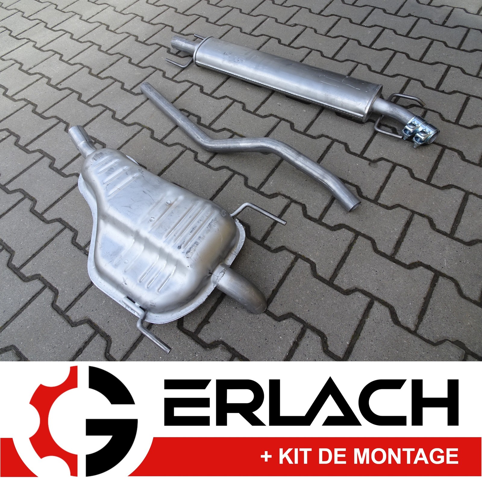 Silencieux echappement Opel Astra H Caravan 1.6 1.8 essence de rechange