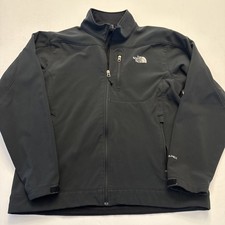 THE NORTH FACE Apex Bionic Softshell Windwall Black Jacket Men's Large READ