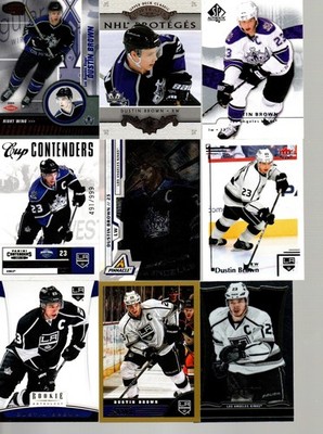 Dustin Brown Collection 31 Cards, 20 Different Cards High Beckett Value $42