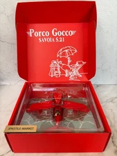 Porco Rosso Savoia S.21 Plane Model Light & Sound Studio Ghibli 30th Anniversary
