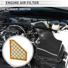 Filtro aria motore auto n.20857930 per Chevrolet Camaro 2016-2024 1 pz lunga durata