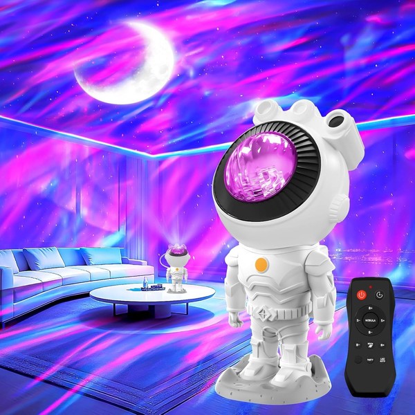 Astronaut Sternenhimmel Projektor Mit Mond - 17 Aurora-Lichtmodi, Nordlicht-image