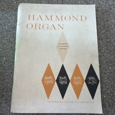 Hammond Organ Owner's Playing Guide B-3, C-3, RT-3, A-100, A-101, A-102 Series