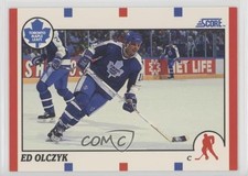 1990-91 Score 100 Hottest Players and Rising Stars Ed Olczyk #89 0q3