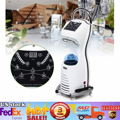 #ad Stand Hair Steamer Hair Dyeing Oil Treatment Machine Hairdress Salon SPA Beauty $240.85