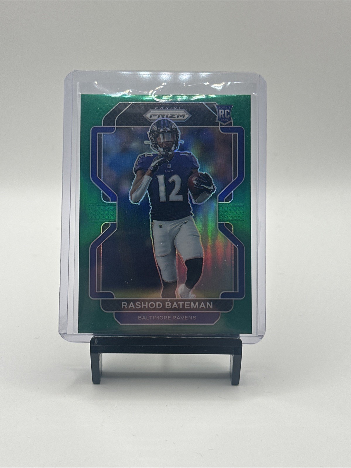 2021 Panini Prizm - Rookie Rashod Bateman #340 Green Prizm (RC)