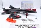 Cobra Night Raven S3P W/ Strato-Viper 100% Complete GI Joe 1986 Hasbro Vehicle