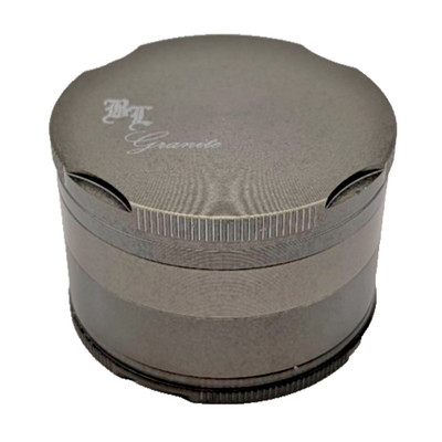 Grinder Black Leaf Granite Muster 63mm Grinder 4Tlg. Kräutermühle Crusher Mühle