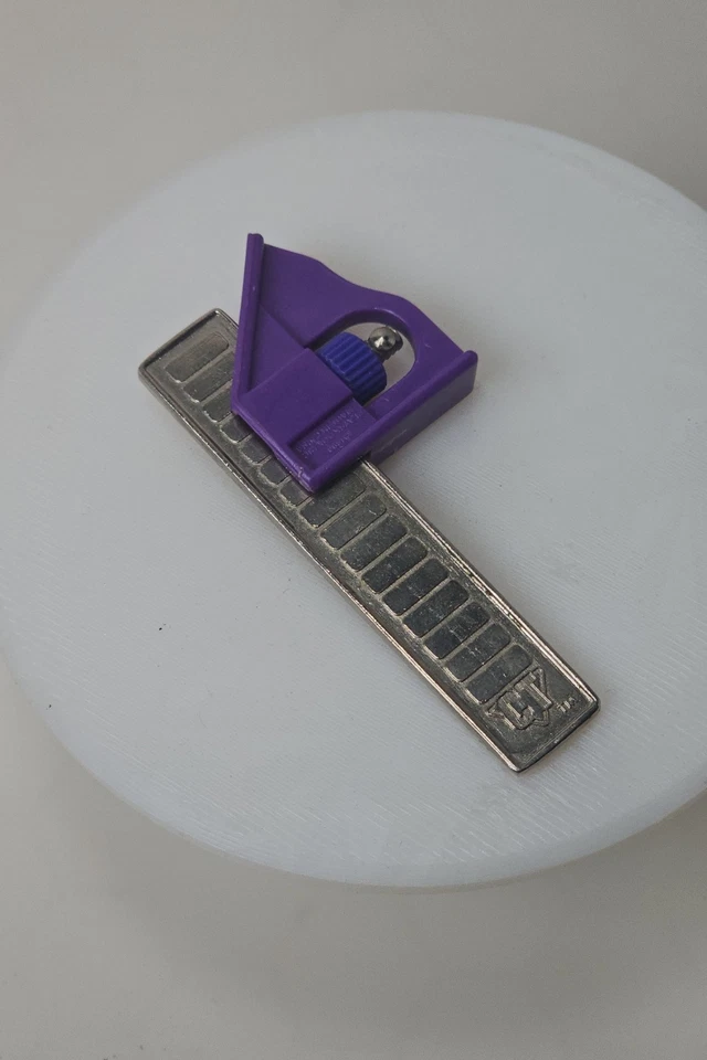 De colección 1993 Hasbro Playskool Cool Tools Combinación Regla Cuadrada Parte #44487409 Foto 2 de 4