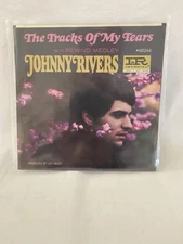 JOHNNY RIVERS The Tracks Of My Tears on Imperial 66244 with picture sleeve