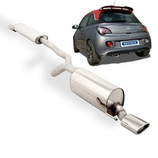 BASTUCK Edelstahl Sportauspuff Komplettanlage Opel Adam 1.4l 110kW 1x120x80mm