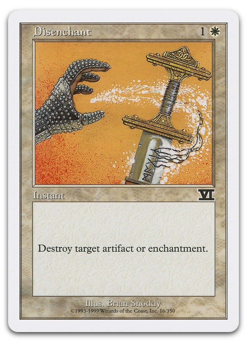 Disenchant #16 (NM) Classic Sixth Edition 6ED Magic MTG