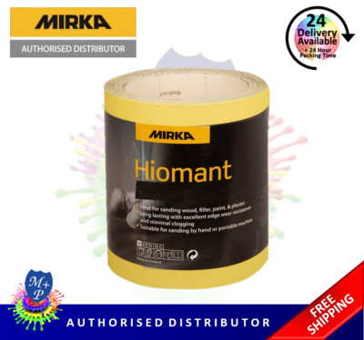 Mirka Hiomant Schleifpapierrolle gelb - 115 mm x 10 m - bitte Körnung wählen