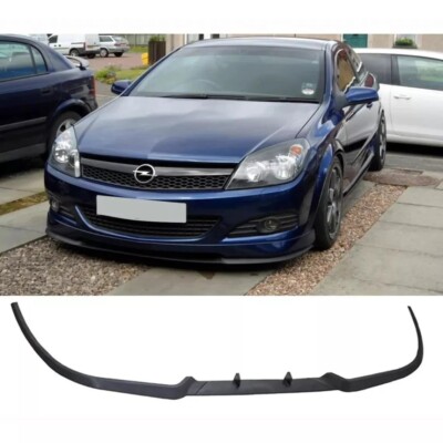 For Opel Astra H Cupra R Style Front Bumper Splitter Lip 3pcs Matte Black