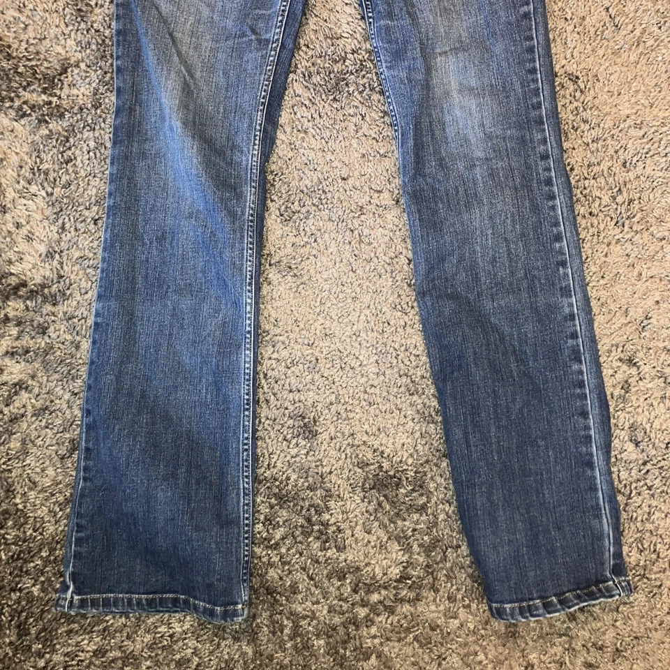 Pantalones de mezclilla Carhartt ajustados Bootcut para mujer 4 azules Westerncore Cowgirlcore Y2K Rodeo Foto 2 de 4