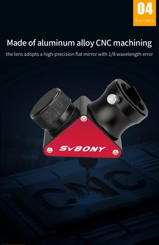 SVBONY SV188P 1.25inch 90 Degree Dielectric Mirror Diagonal 99% Reflectivity - Picture 5 of 11