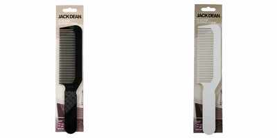 Jack Dean Knipser Friseur Kamm Schwarz, Weiß Für Mischung Verjüngung Flach Top