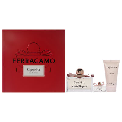 Signorina by Salvatore Ferragamo for Women - 3 Pc Gift Set