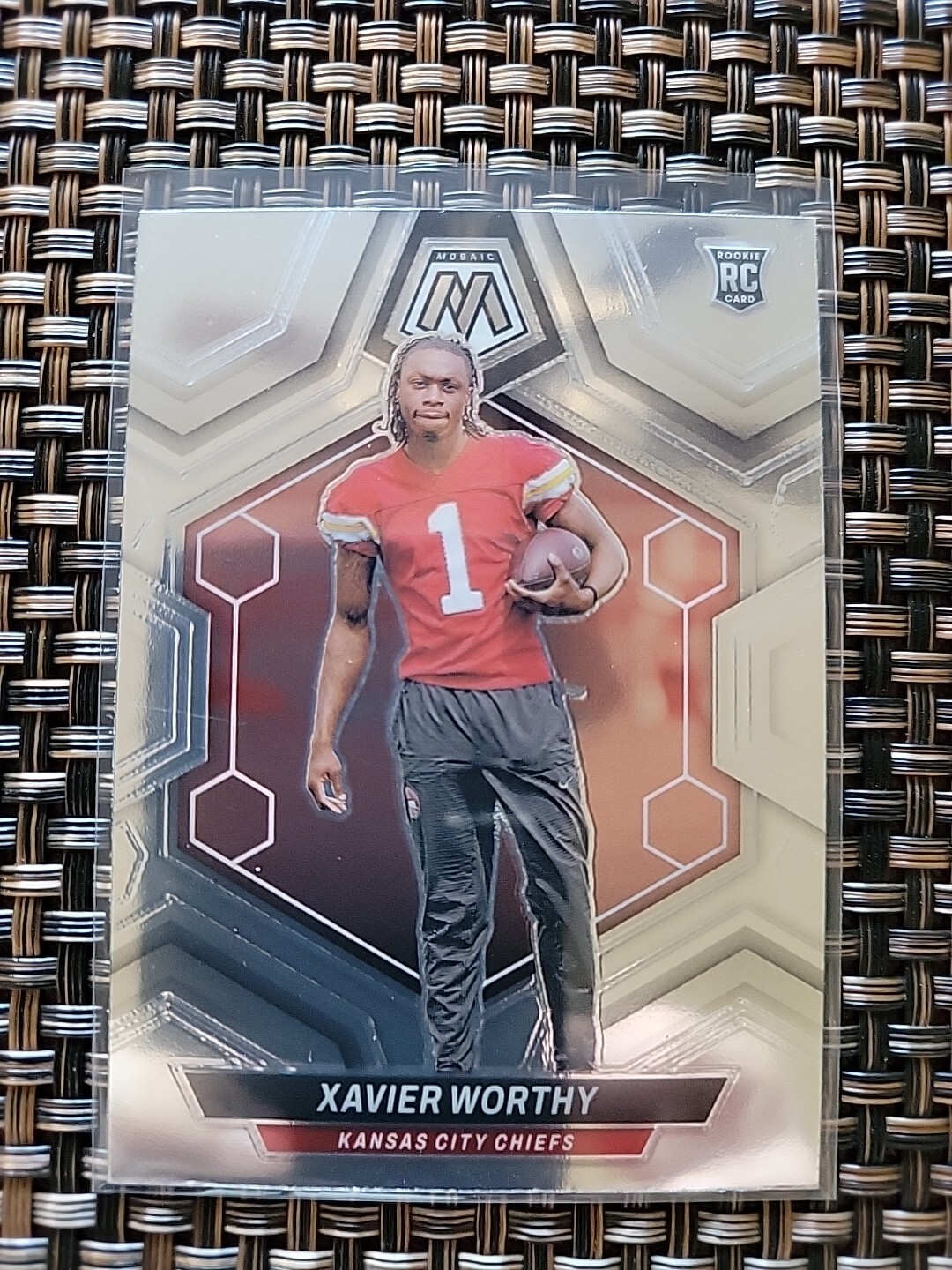 2024 Panini Mosaic Xavier Worthy Base RC #328 - Chiefs
