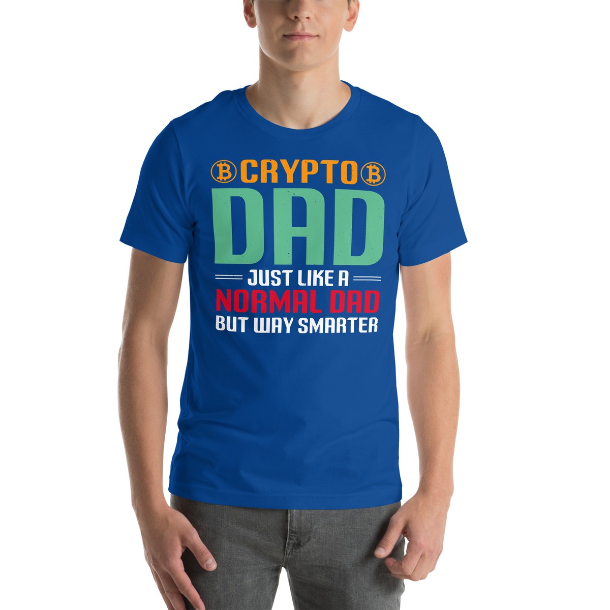 Crypto Dad - Just Like a Normal Dad But Way Smarter Design