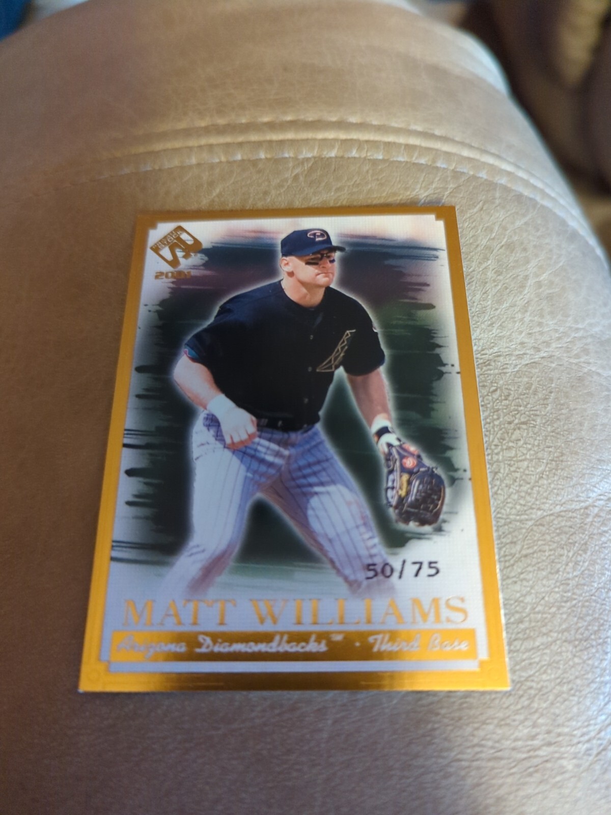 Matte Baseball Card 2001 Private Stock Gold Portraits Baseball Card #8 Matt Williams /75 | eBay