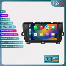 For Toyota Prius 3 2009-2015 Android 13 CarPlay Car Stereo Radio Multimedia GPS