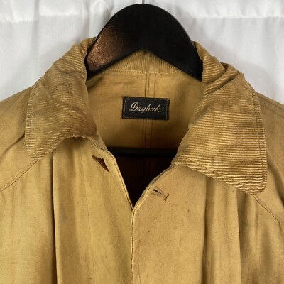 Vintage 1940s Drybak Canvas Hunting Jacket | eBay