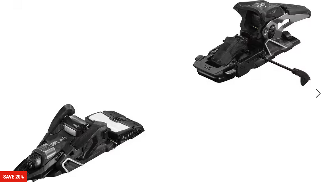 NUOVO Salomon S Lab Cambio MNC 13 Attacchi Touring Nero 90mm MANCA UN ATTACCO