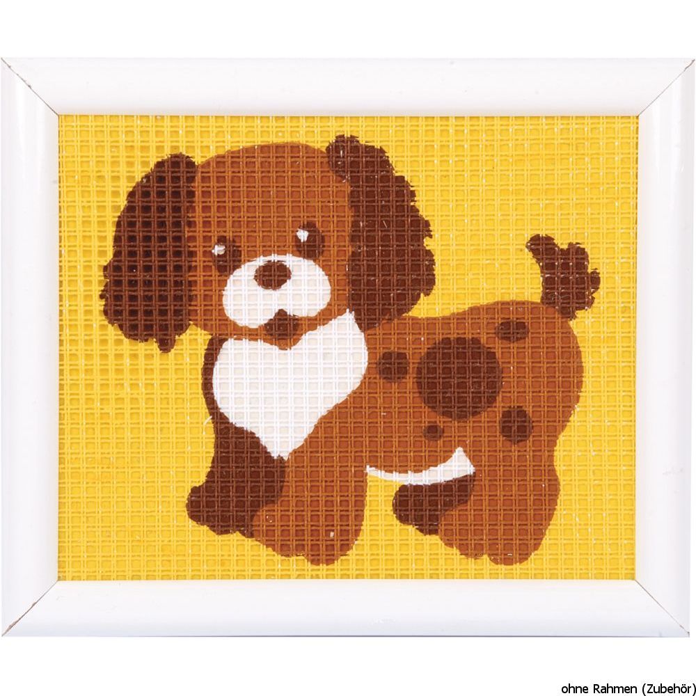 Vervaco stitch kit A little dog, stamped, DIY