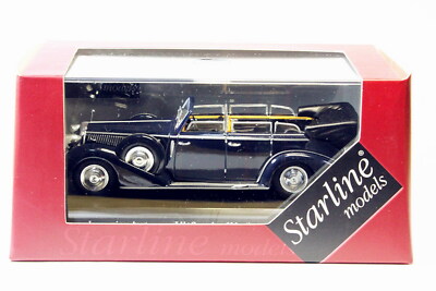 Starline 1/43 Scale Lancia Astura Iv Serie Blue Diecast Car model