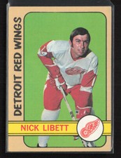 1972-73 Topps #67 Nick Libett Detroit Red Wings Excellent