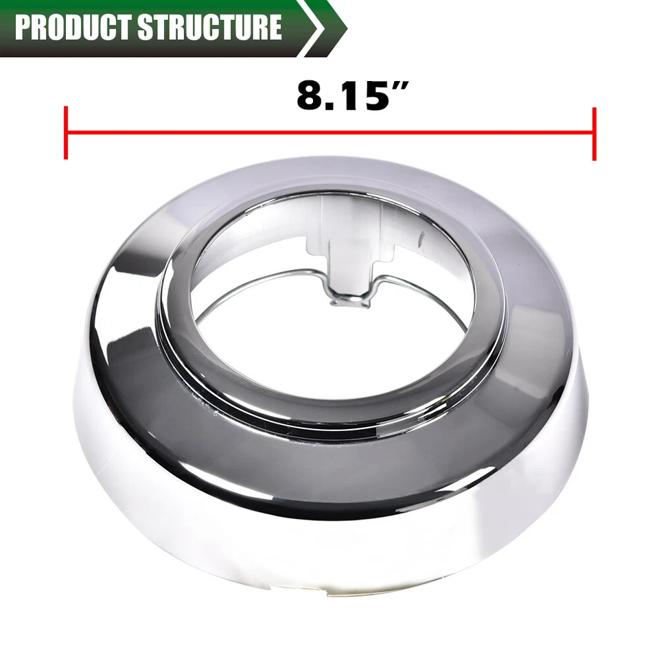 Fit For 94-97 Ford F250 F350 Super Duty Truck Front 4x4 Wheel Center Caps Set - Image 3 of 4